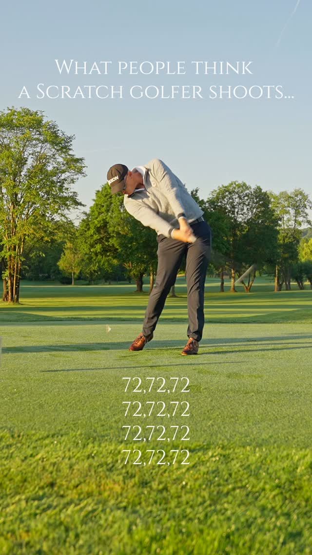 Der Mythos vom Scratch-Golfer.